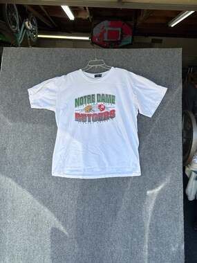 Vintage 2002 Notre Dame Fighting Irish vs. Rutgers Scarlet Knights Shirt Size L